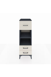 Kronos Dolap 2 Raflı 3 Çekmeceli 44x59x134 Antrasit-Aytaşı