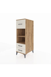 Kronos Dolap 2 Raflı 3 Çekmeceli 44x59x134 Çam-Aytaşı