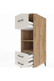 Kronos Dolap 2 Raflı 3 Çekmeceli 44x59x134 Çam-Aytaşı