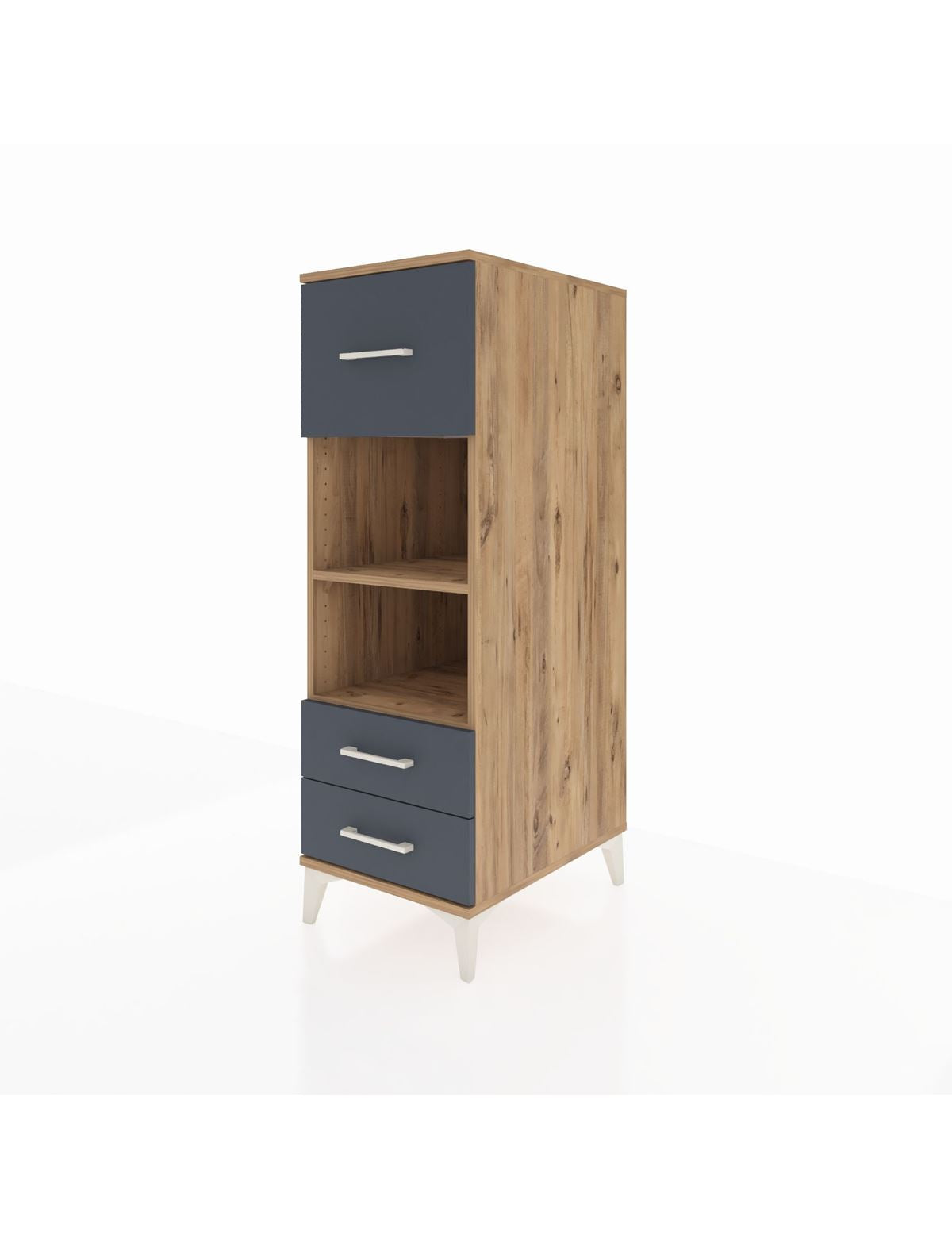 Kronos Dolap 2 Raflı 3 Çekmeceli 44x59x134 - S82M092V8C