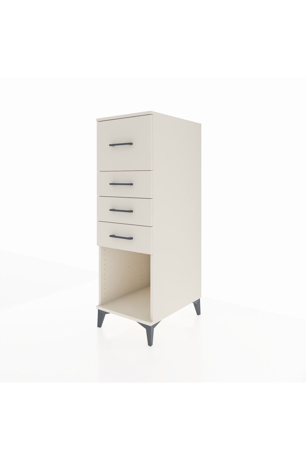 Kronos Dolap 4 Çekmeceli 44x59x134 Aytaşı-Aytaşı