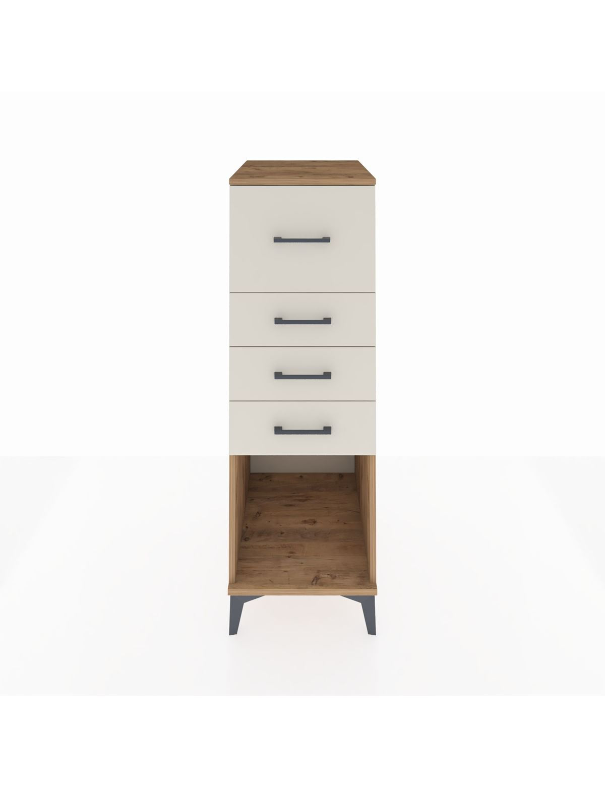 Kronos Dolap 4 Çekmeceli 44x59x134 Çam-Aytaşı