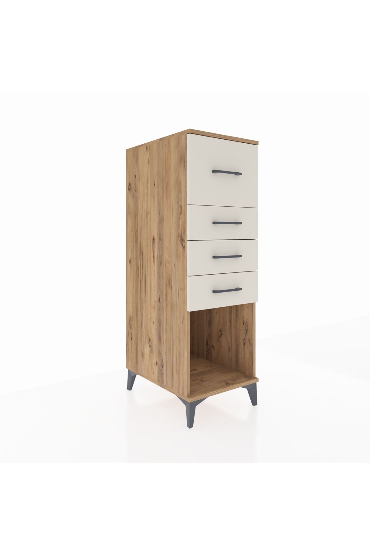 Kronos Dolap 4 Çekmeceli 44x59x134 Çam-Aytaşı