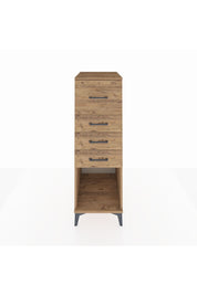 Kronos Dolap 4 Çekmeceli 44x59x134 Çam-Çam