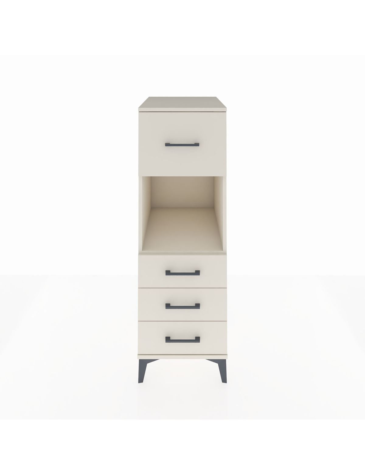 Kronos Dolap Tek Raflı 4 Çekmeceli 44x59x134 Aytaşı-Aytaşı