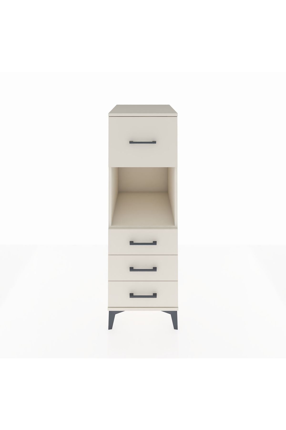 Kronos Dolap Tek Raflı 4 Çekmeceli 44x59x134 Aytaşı-Aytaşı