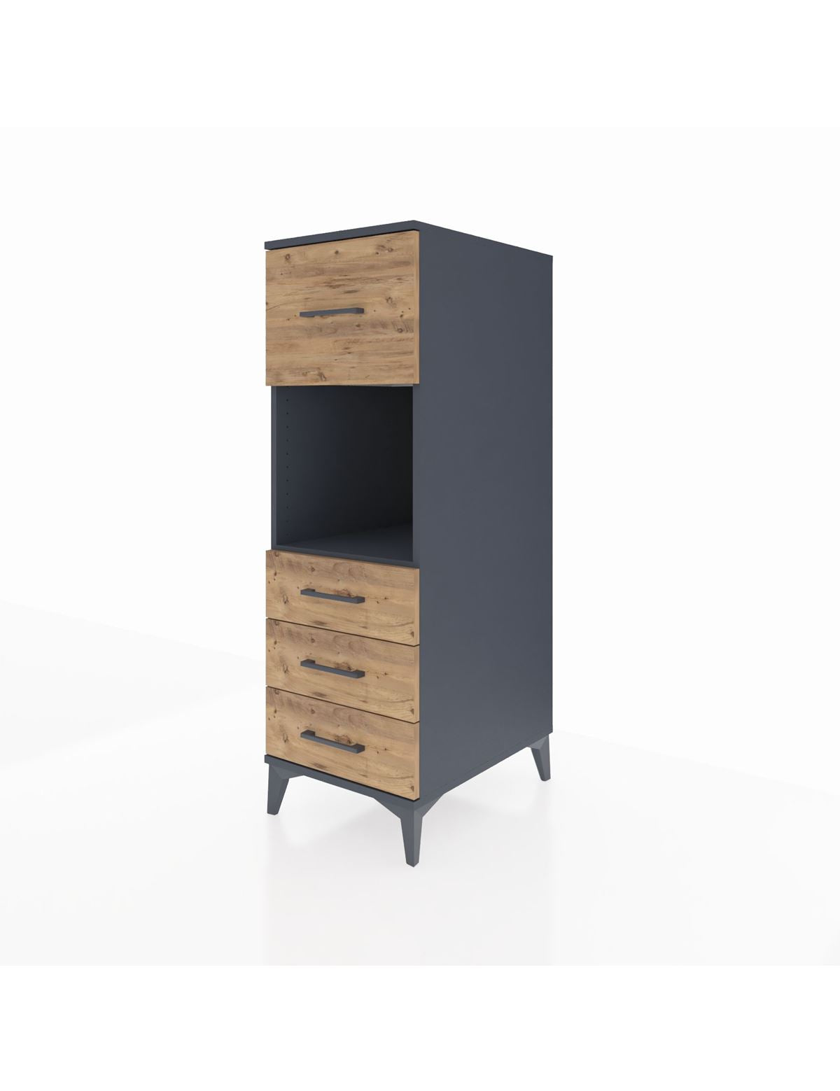 Kronos Dolap Tek Raflı 4 Çekmeceli 44x59x134 - S82M094V6C