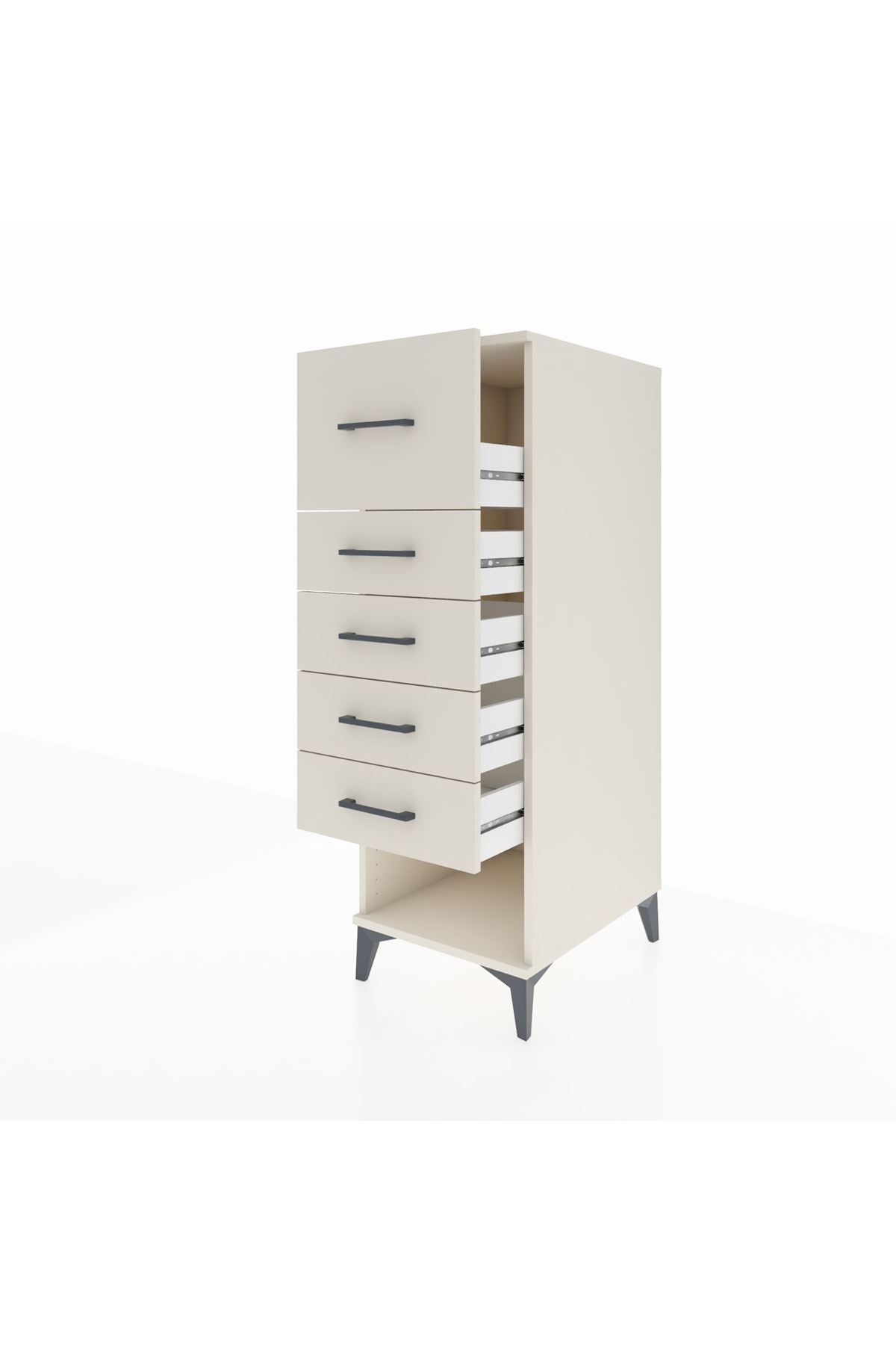 Kronos Dolap 5 Çekmeceli 44x59x134 Aytaşı-Aytaşı