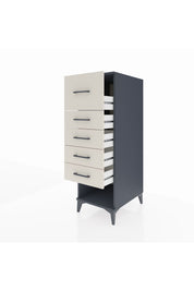 Kronos Dolap 5 Çekmeceli 44x59x134 Antrasit-Aytaşı