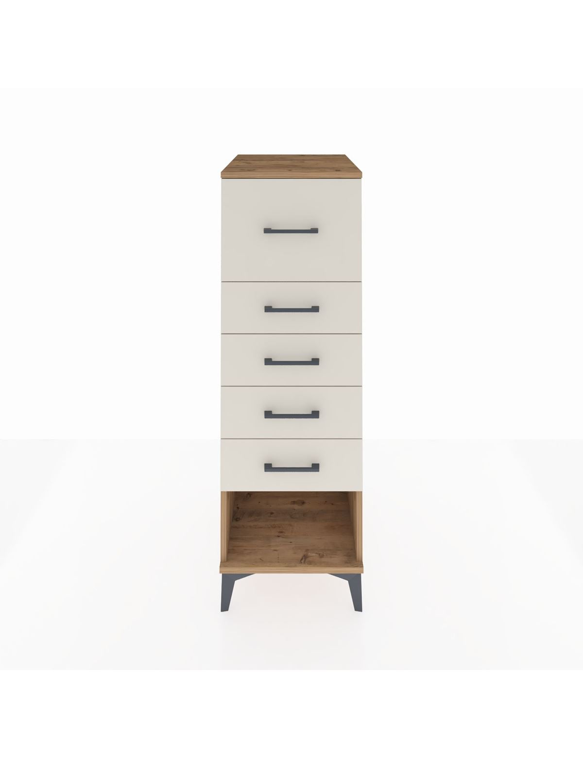 Kronos Dolap 5 Çekmeceli 44x59x134 Çam-Aytaşı