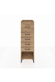 Kronos Dolap 5 Çekmeceli 44x59x134 Çam-Çam