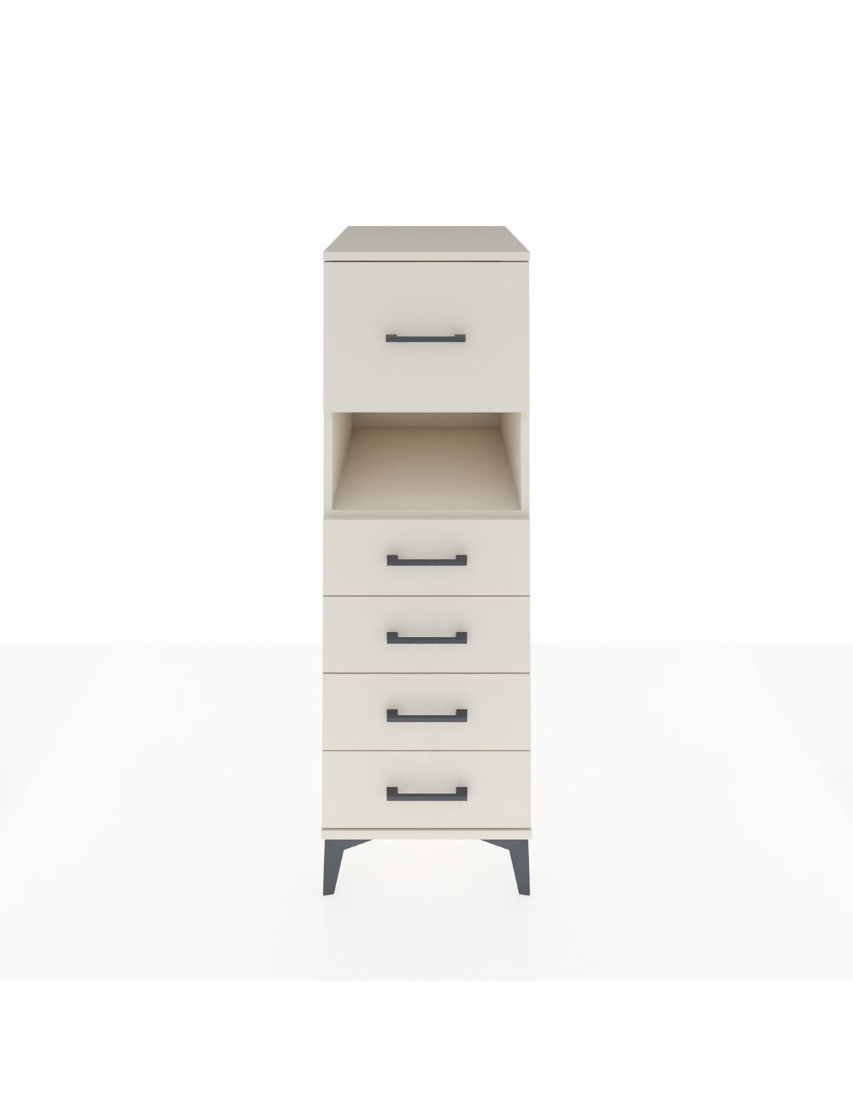 Kronos Dolap Tek Raflı 5 Çekmeceli 44x59x134 Aytaşı-Aytaşı