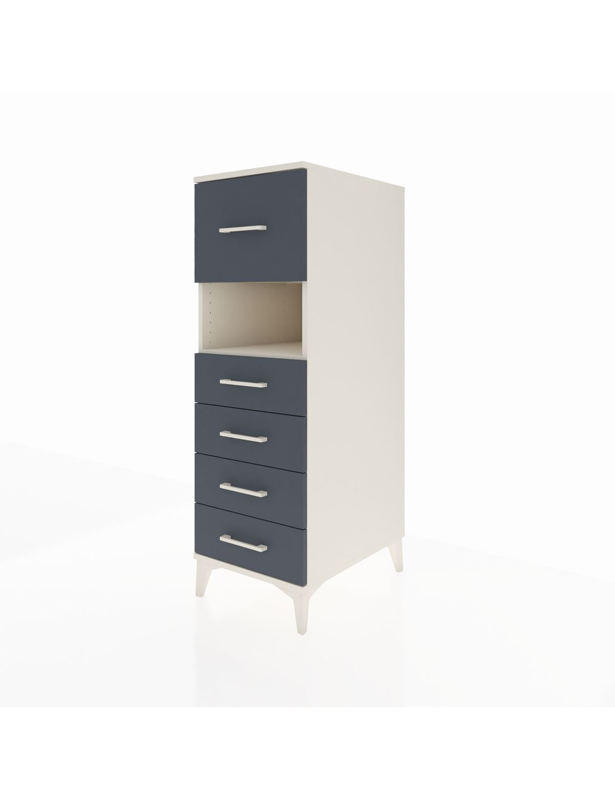 Kronos Dolap Tek Raflı 5 Çekmeceli 44x59x134 - S82M096V2C