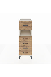 Kronos Dolap Tek Raflı 5 Çekmeceli 44x59x134 Aytaşı-Çam