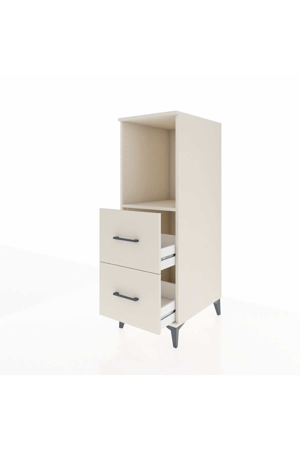 Kronos Dolap Tek Raflı 2 Çekmeceli 44x59x134 Aytaşı-Aytaşı