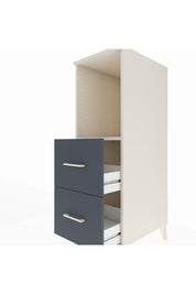 Kronos Dolap Tek Raflı 2 Çekmeceli 44x59x134 Aytaşı-Antrasit