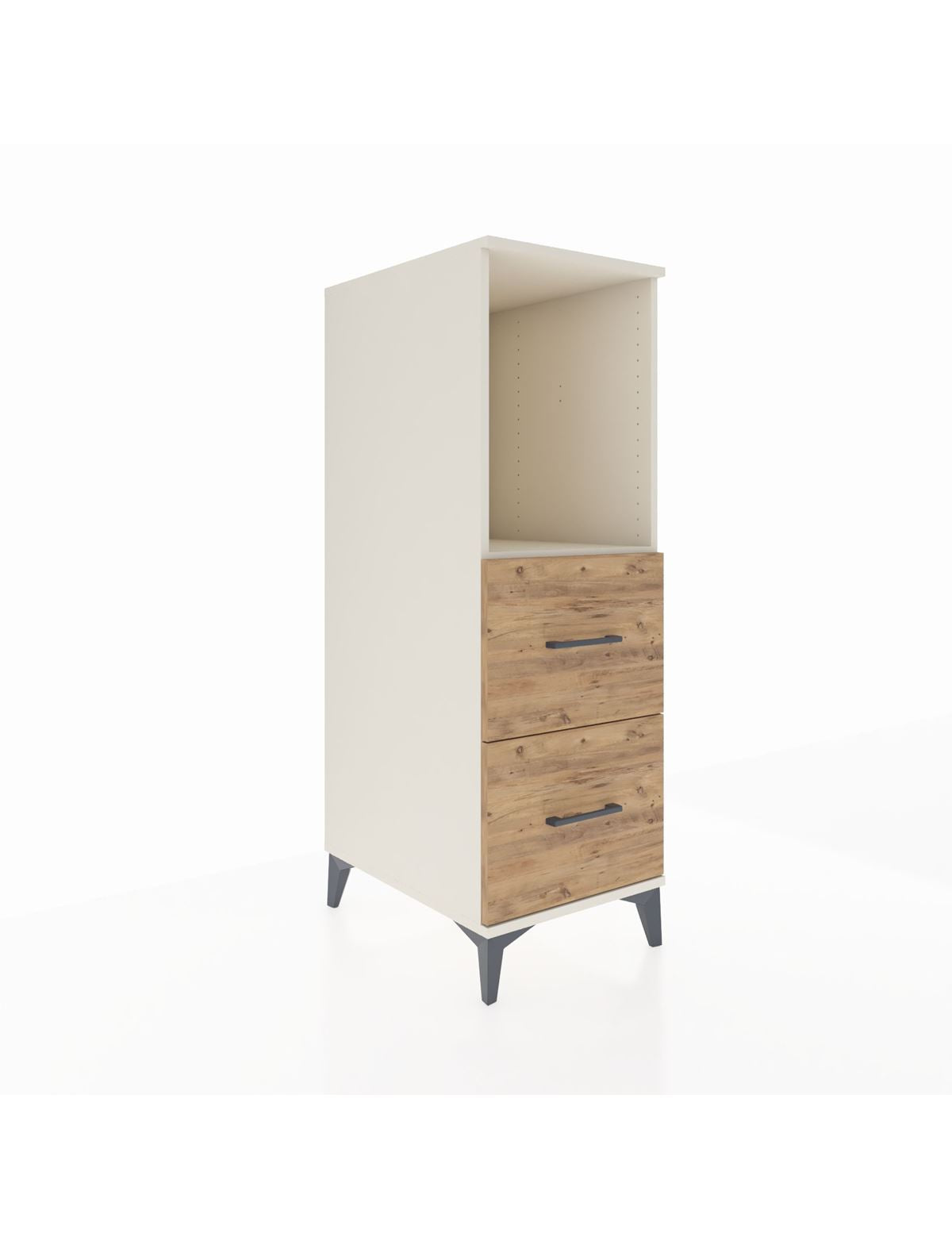 Kronos Dolap Tek Raflı 2 Çekmeceli 44x59x134 Aytaşı-Çam