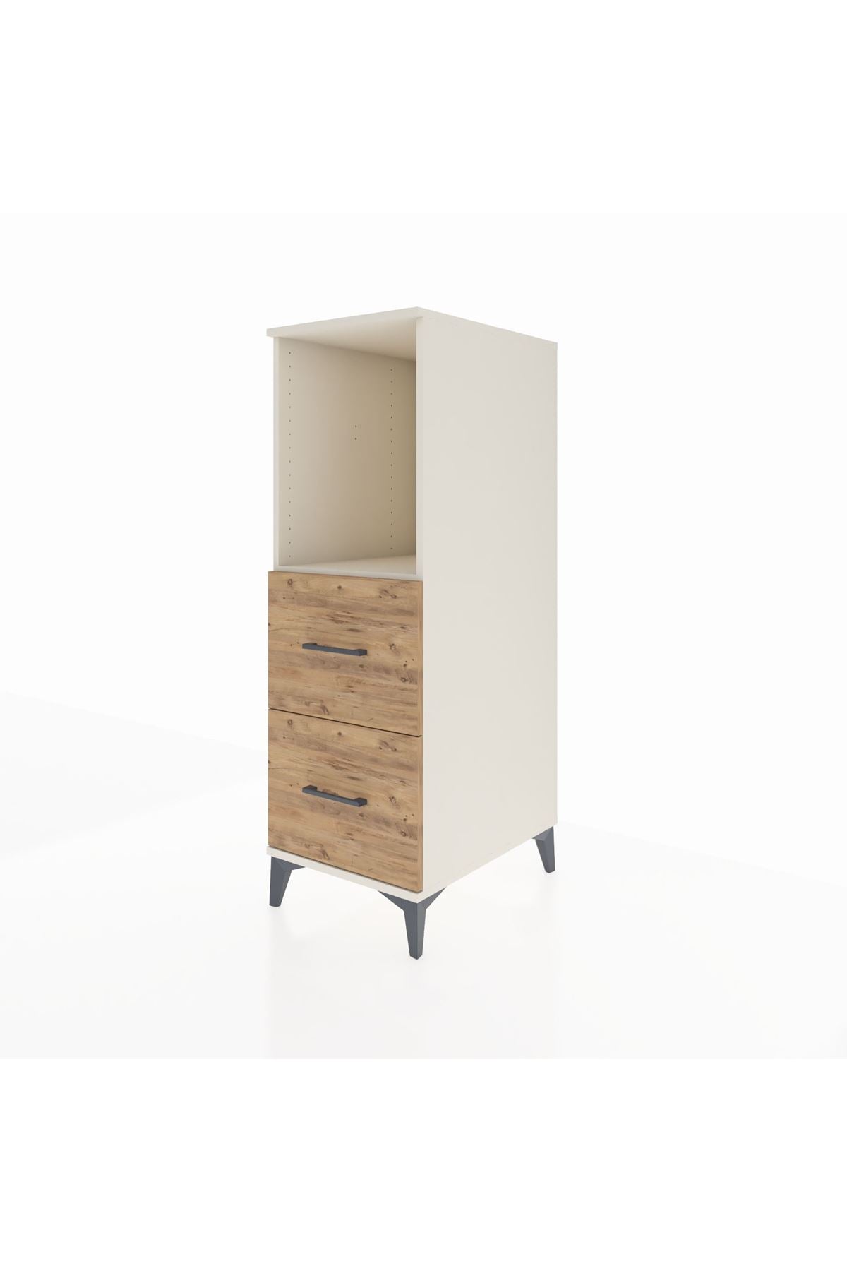 Kronos Dolap Tek Raflı 2 Çekmeceli 44x59x134 Aytaşı-Çam