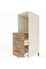 Kronos Dolap Tek Raflı 2 Çekmeceli 44x59x134 Aytaşı-Çam