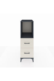 Kronos Dolap Tek Raflı 2 Çekmeceli 44x59x134 Antrasit-Aytaşı