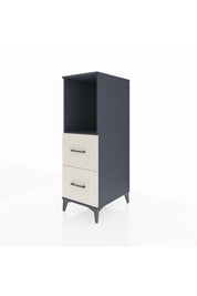 Kronos Dolap Tek Raflı 2 Çekmeceli 44x59x134 Antrasit-Aytaşı