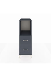 Kronos Dolap Tek Raflı 2 Çekmeceli 44x59x134 Antrasit-Antrasit