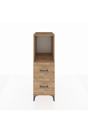Kronos Dolap Tek Raflı 2 Çekmeceli 44x59x134 Çam-Çam