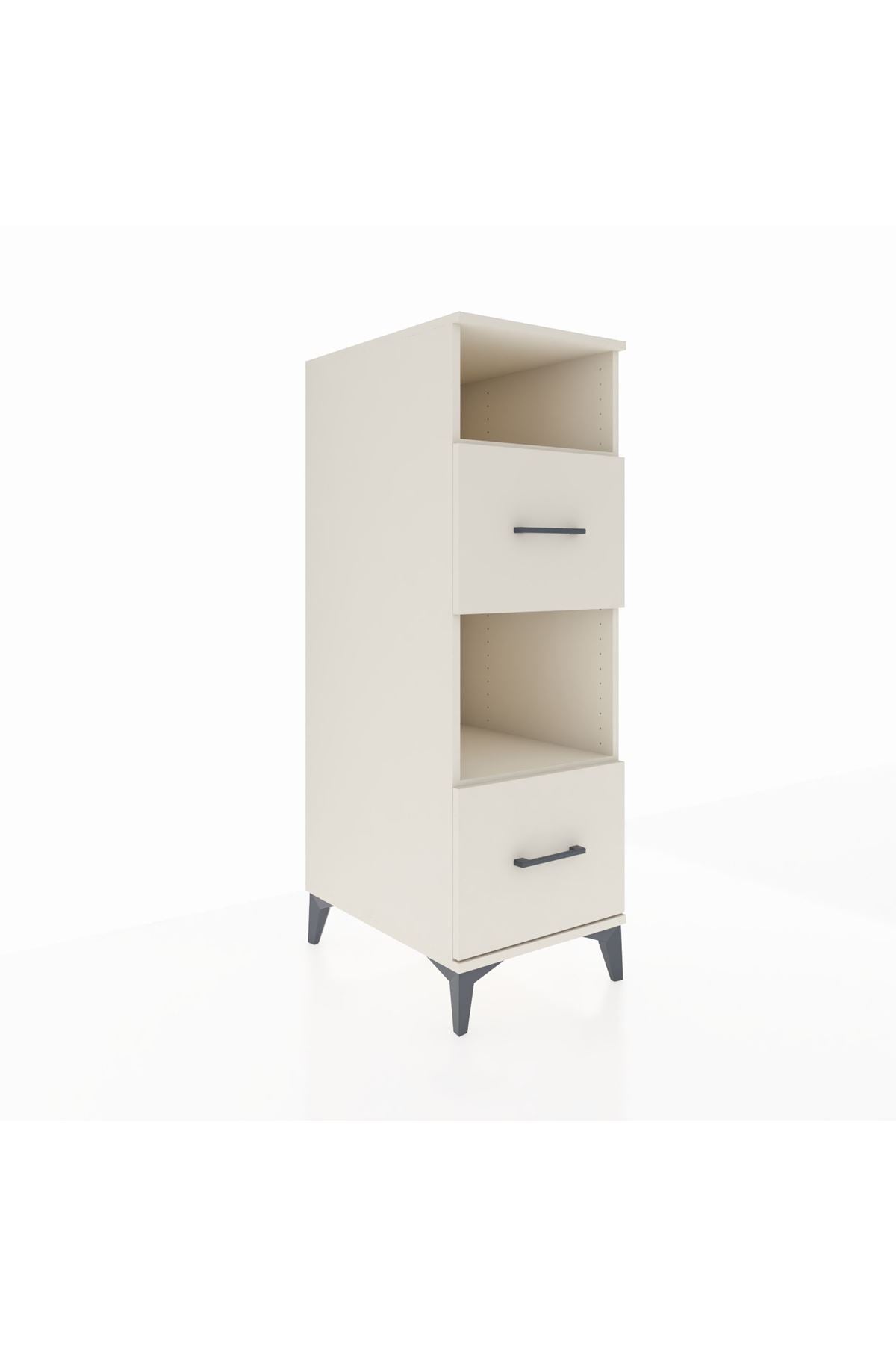 Kronos Dolap 2 Raflı 2 Çekmeceli 44x59x134 Aytaşı-Aytaşı