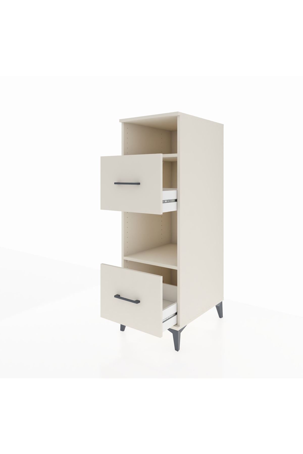 Kronos Dolap 2 Raflı 2 Çekmeceli 44x59x134 Aytaşı-Aytaşı