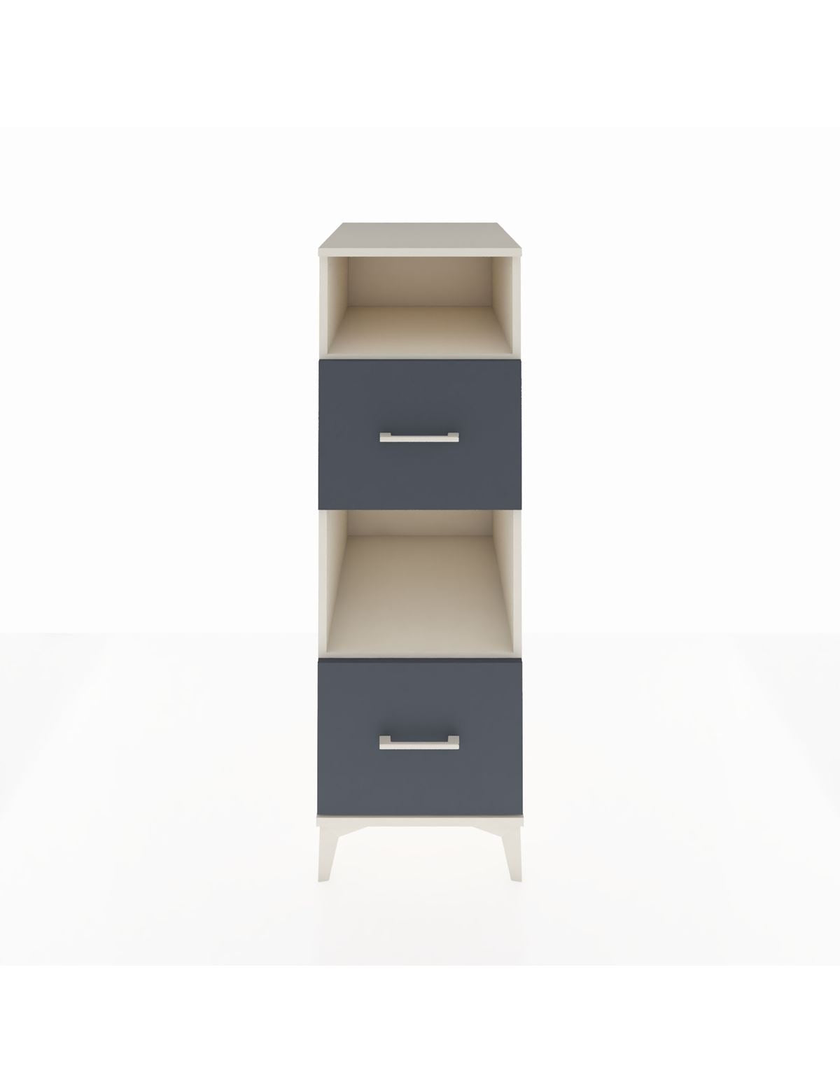 Kronos Dolap 2 Raflı 2 Çekmeceli 44x59x134 Aytaşı-Antrasit