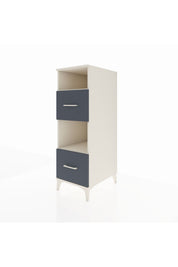 Kronos Dolap 2 Raflı 2 Çekmeceli 44x59x134 Aytaşı-Antrasit