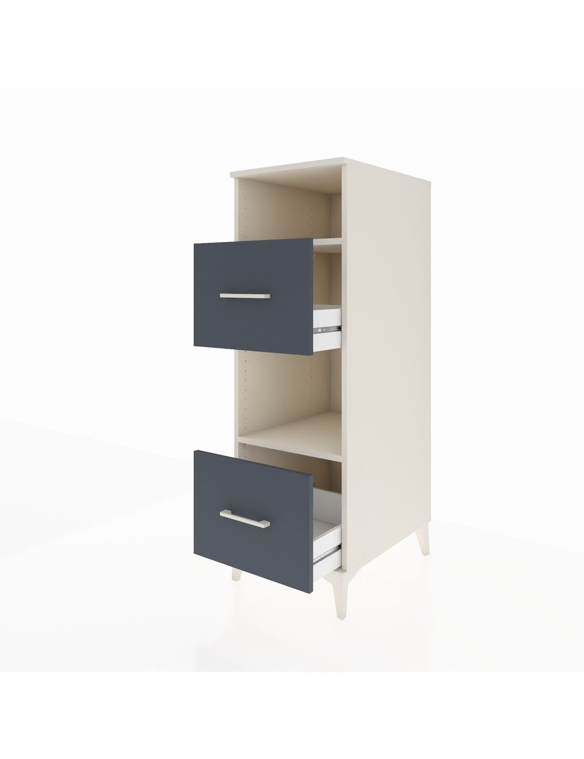 Kronos Dolap 2 Raflı 2 Çekmeceli 44x59x134 - S82M098V2C