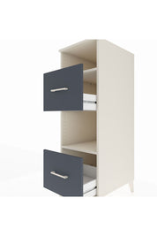 Kronos Dolap 2 Raflı 2 Çekmeceli 44x59x134 Aytaşı-Antrasit