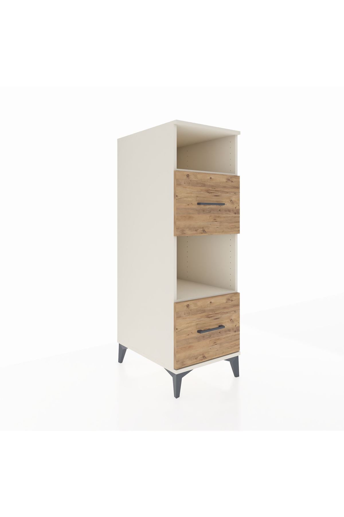 Kronos Dolap 2 Raflı 2 Çekmeceli 44x59x134 Aytaşı-Çam