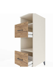 Kronos Dolap 2 Raflı 2 Çekmeceli 44x59x134 Aytaşı-Çam