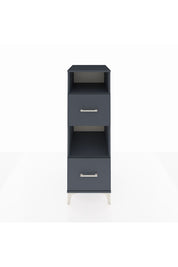 Kronos Dolap 2 Raflı 2 Çekmeceli 44x59x134 Antrasit-Antrasit