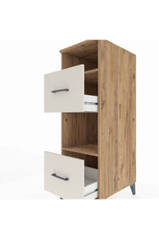 Kronos Dolap 2 Raflı 2 Çekmeceli 44x59x134 Çam-Aytaşı