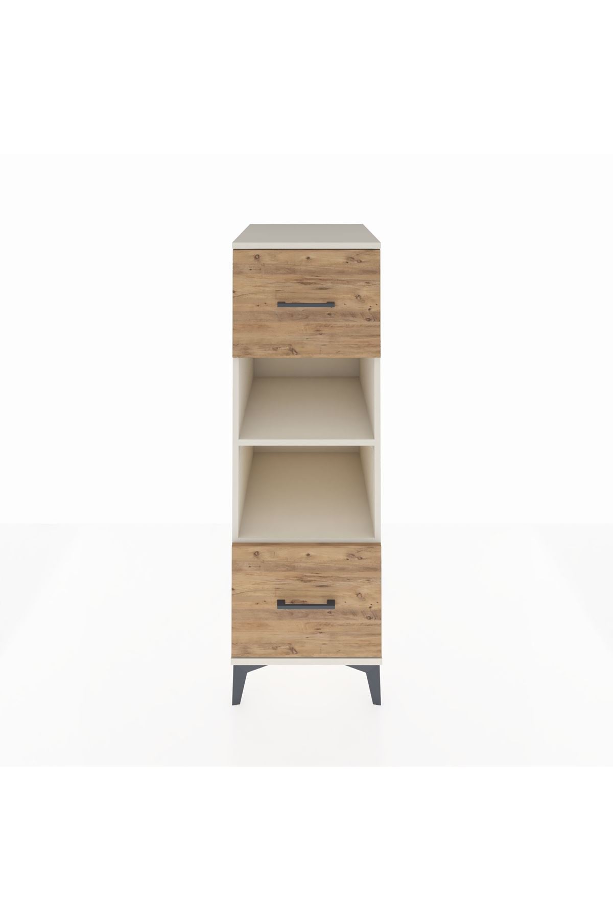 Kronos Dolap 2 Raflı 2 Çekmeceli 44x59x134 Aytaşı-Çam