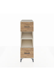 Kronos Dolap 2 Raflı 2 Çekmeceli 44x59x134 Aytaşı-Çam