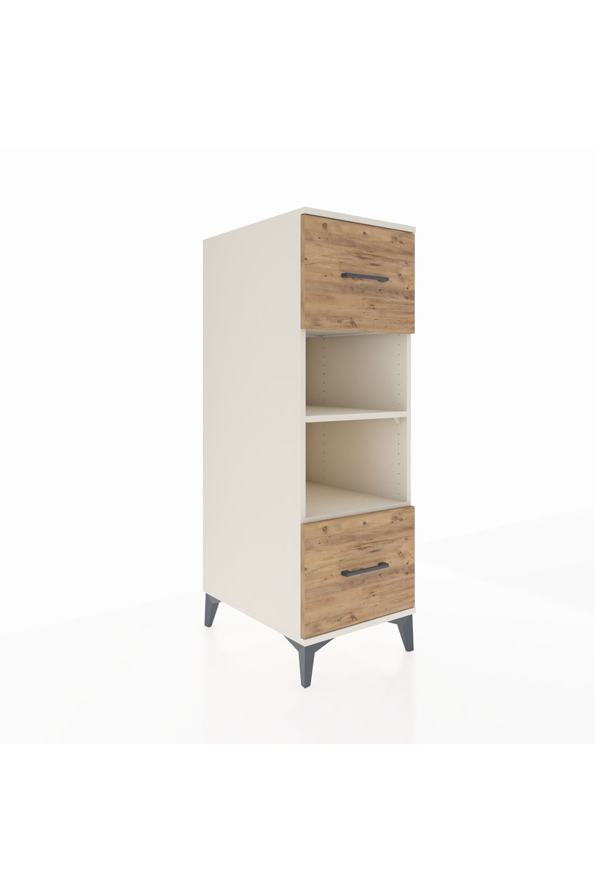 Kronos Dolap 2 Raflı 2 Çekmeceli 44x59x134 Aytaşı-Çam