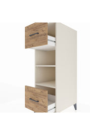 Kronos Dolap 2 Raflı 2 Çekmeceli 44x59x134 Aytaşı-Çam