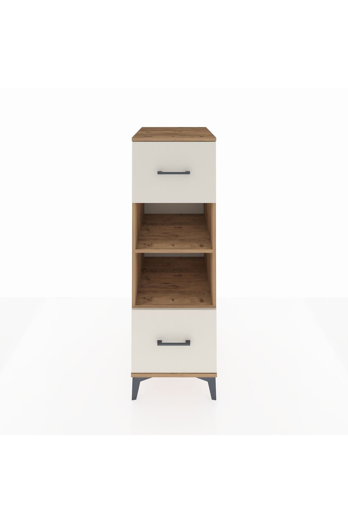 Kronos Dolap 2 Raflı 2 Çekmeceli 44x59x134 Çam-Aytaşı