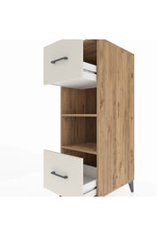 Kronos Dolap 2 Raflı 2 Çekmeceli 44x59x134 Çam-Aytaşı