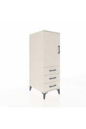 Kronos Dolap 2 Raflı 3 Çekmeceli Tek Kapaklı 44x59x134 Aytaşı-Aytaşı