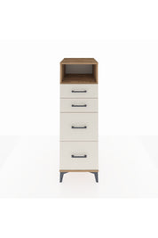 Kronos Dolap Tek Raflı 4 Çekmeceli 44x59x134 Çam-Aytaşı