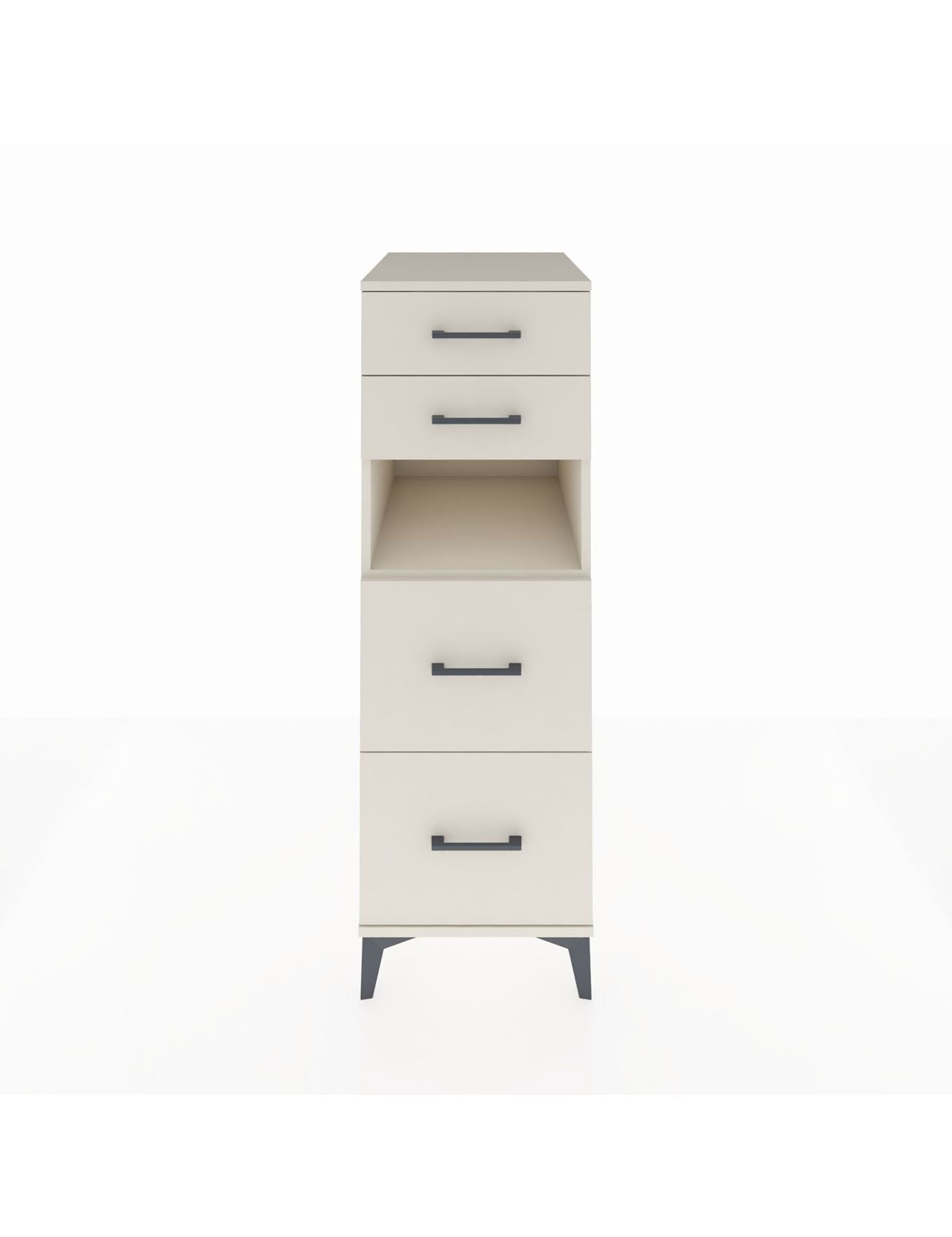 Kronos Dolap Tek Raflı 4 Çekmeceli 44x59x134 Aytaşı-Aytaşı