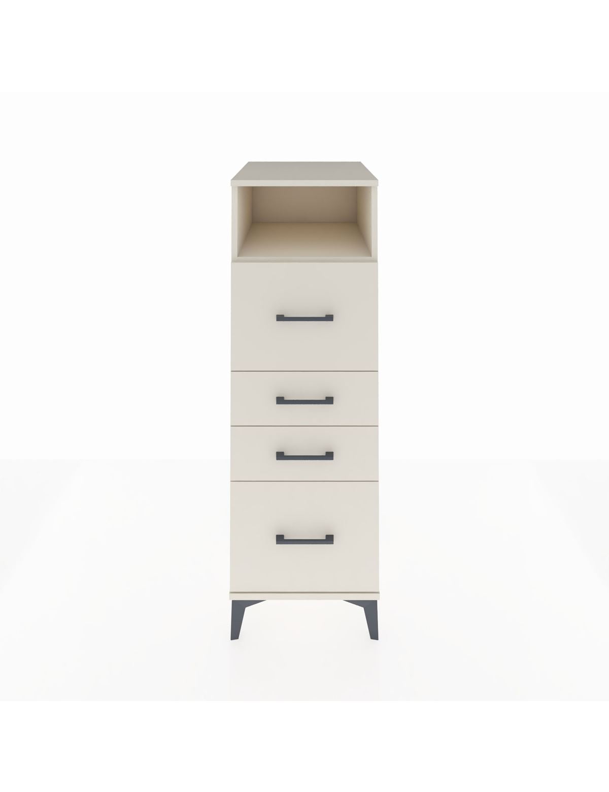 Kronos Dolap Tek Raflı 4 Çekmeceli 44x59x134 Aytaşı-Aytaşı