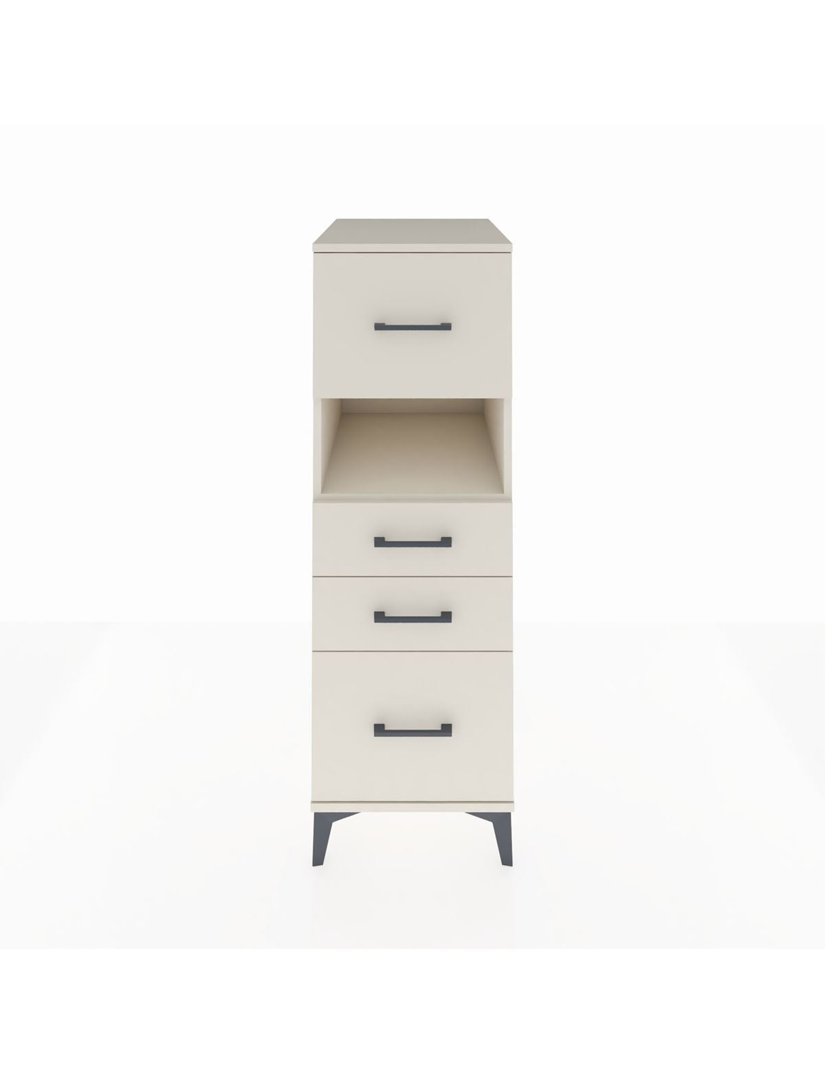 Kronos Dolap Tek Raflı 4 Çekmeceli 44x59x134 Aytaşı-Aytaşı