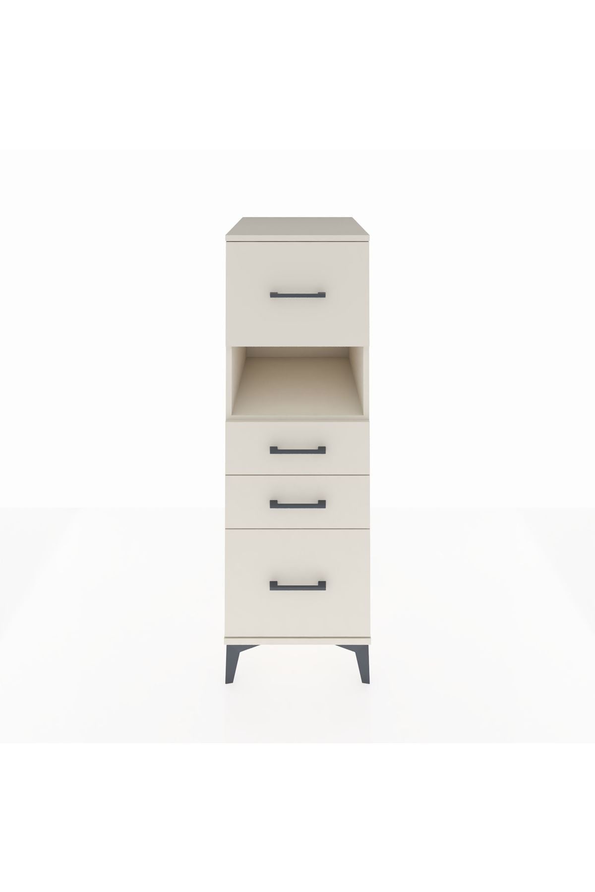 Kronos Dolap Tek Raflı 4 Çekmeceli 44x59x134 Aytaşı-Aytaşı