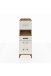 Kronos Dolap Tek Raflı 4 Çekmeceli 44x59x134 Çam-Aytaşı